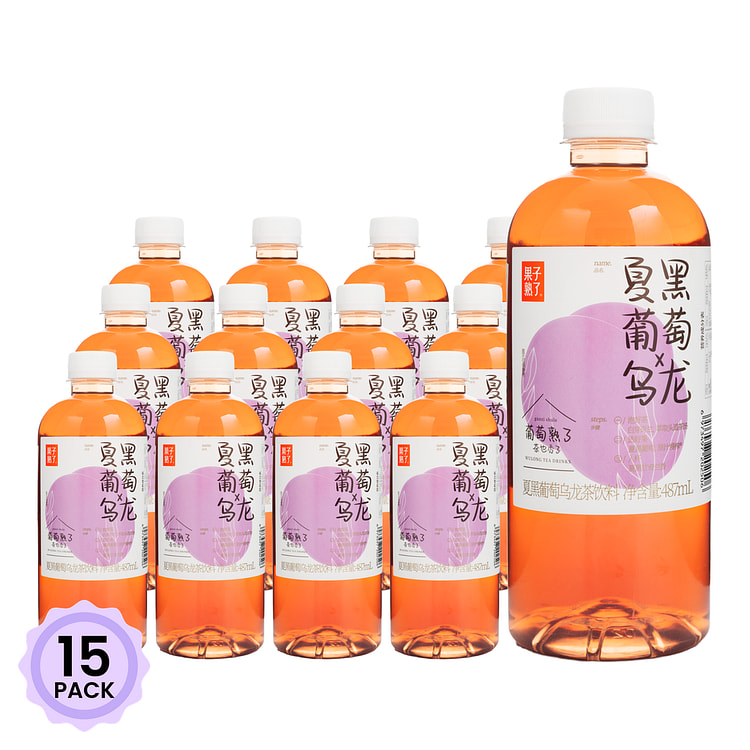 果子熟了 夏黑葡萄乌龙 487 毫升*15 包