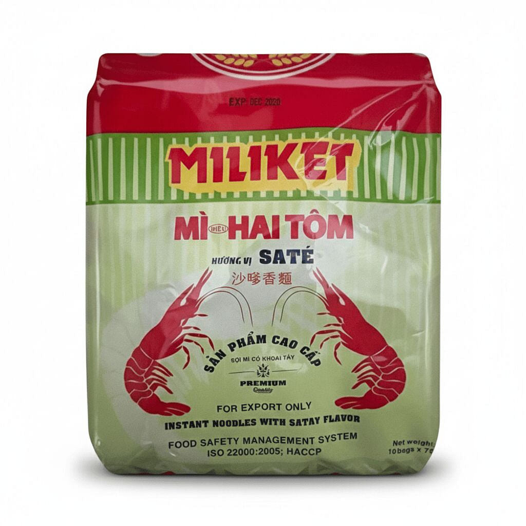 [MILIKET] Instant Noodles Satay Flavor Mi SaTe 75g 1 each*10 counts