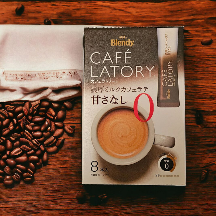 Blendy CafeLatory牛奶咖啡拿铁无糖