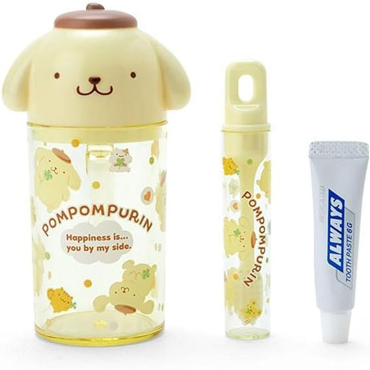 Sanrio 布丁狗牙刷牙膏杯组（大脸款） 1套