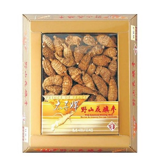 太子牌野山花旗參圆泡特大号礼盒 WR-5，4安士