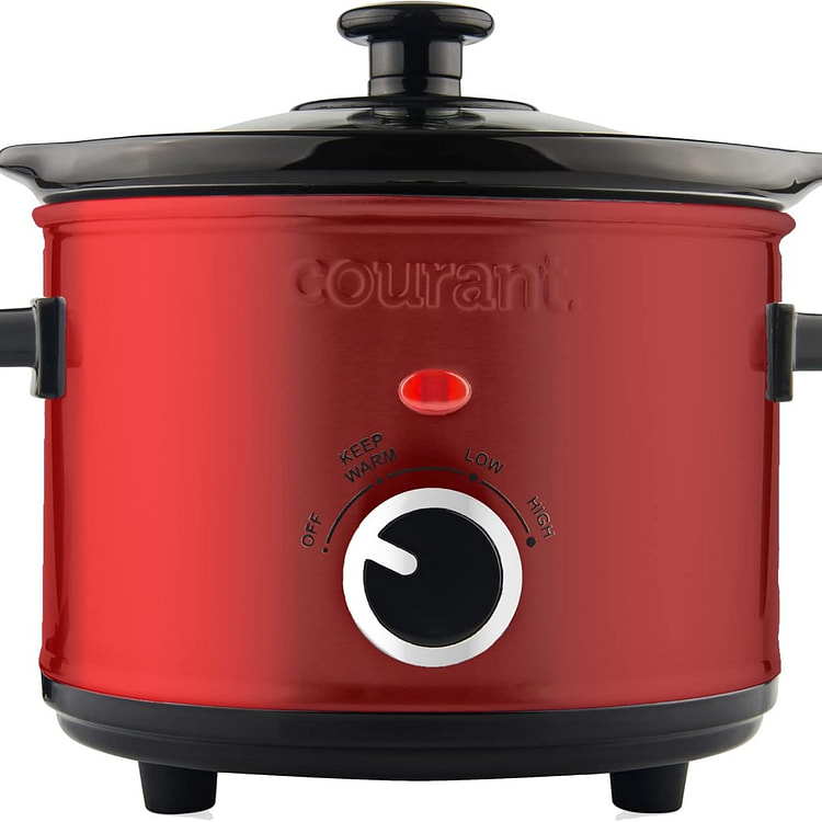 Small Slow Cooker 3 Heat Settings, Removable Ceram 1 count