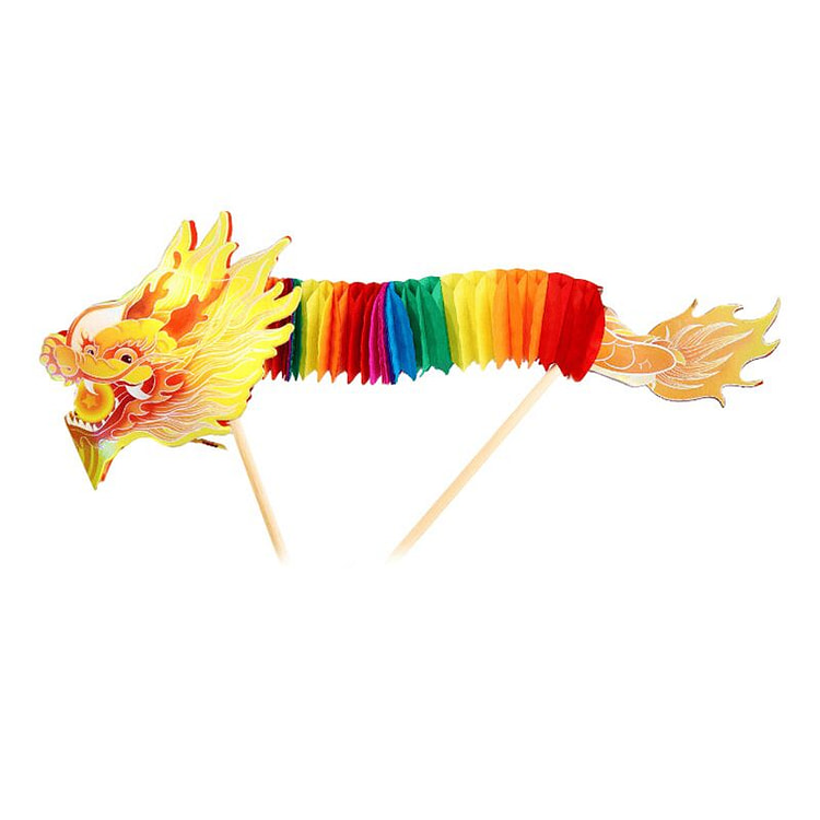 Lace dancing dragon lantern children's DIY