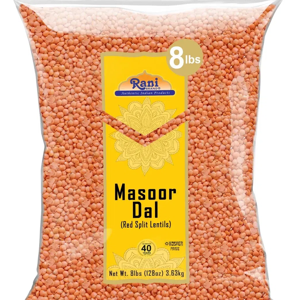 Rani Masoor Dal Split Red Lentils 8 lb Bulk 1 each