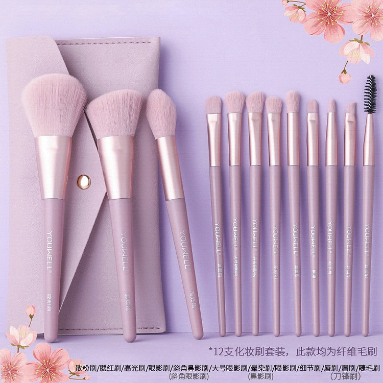 12支化妆刷套装初学者全套刷子工具