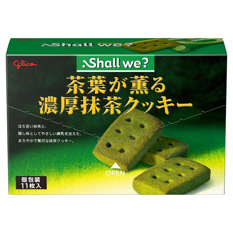 格力高 浓郁抹茶饼干 11枚