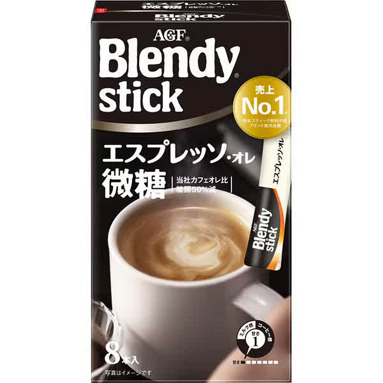 Blendy Espresso Au Lait Light Sweet 8 Sticks 1 each
