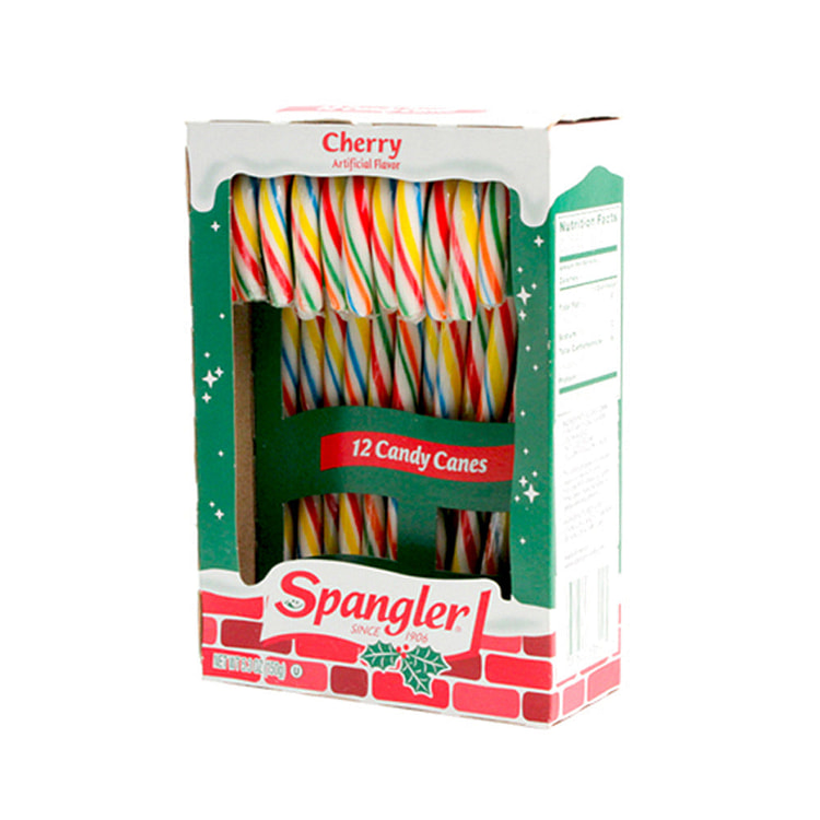Spangler Candy Cane Cherry Flavor 12p