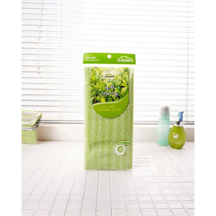 GAHWA Green Tea Shower Towel 1 each