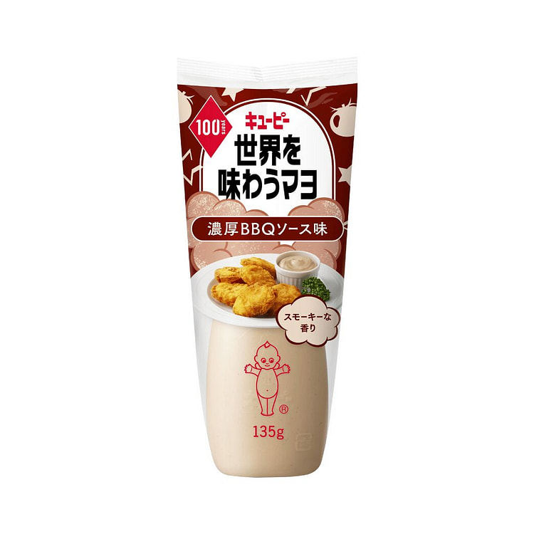丘比 浓郁烟熏BBQ味蛋黄酱 135g