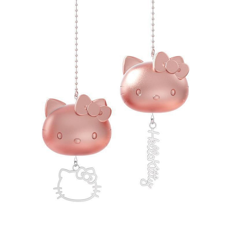 【中国直邮】 FOXTAIL Hellokitty汽车挂件 卡通可爱/防水防污/防磨耐划/装饰品/礼品-粉色 1个