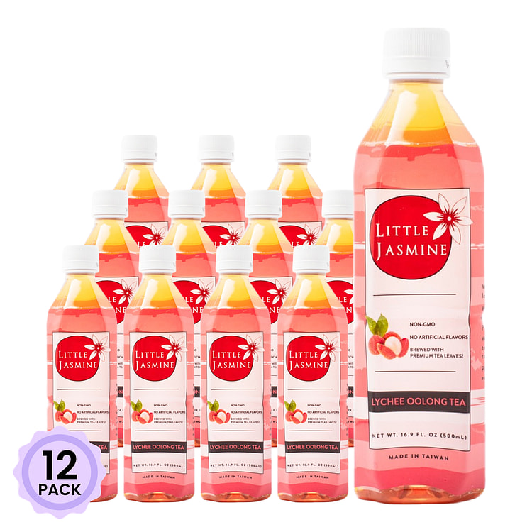 Little Jasmine 荔枝乌龙茶 16.9 液盎司*12 包