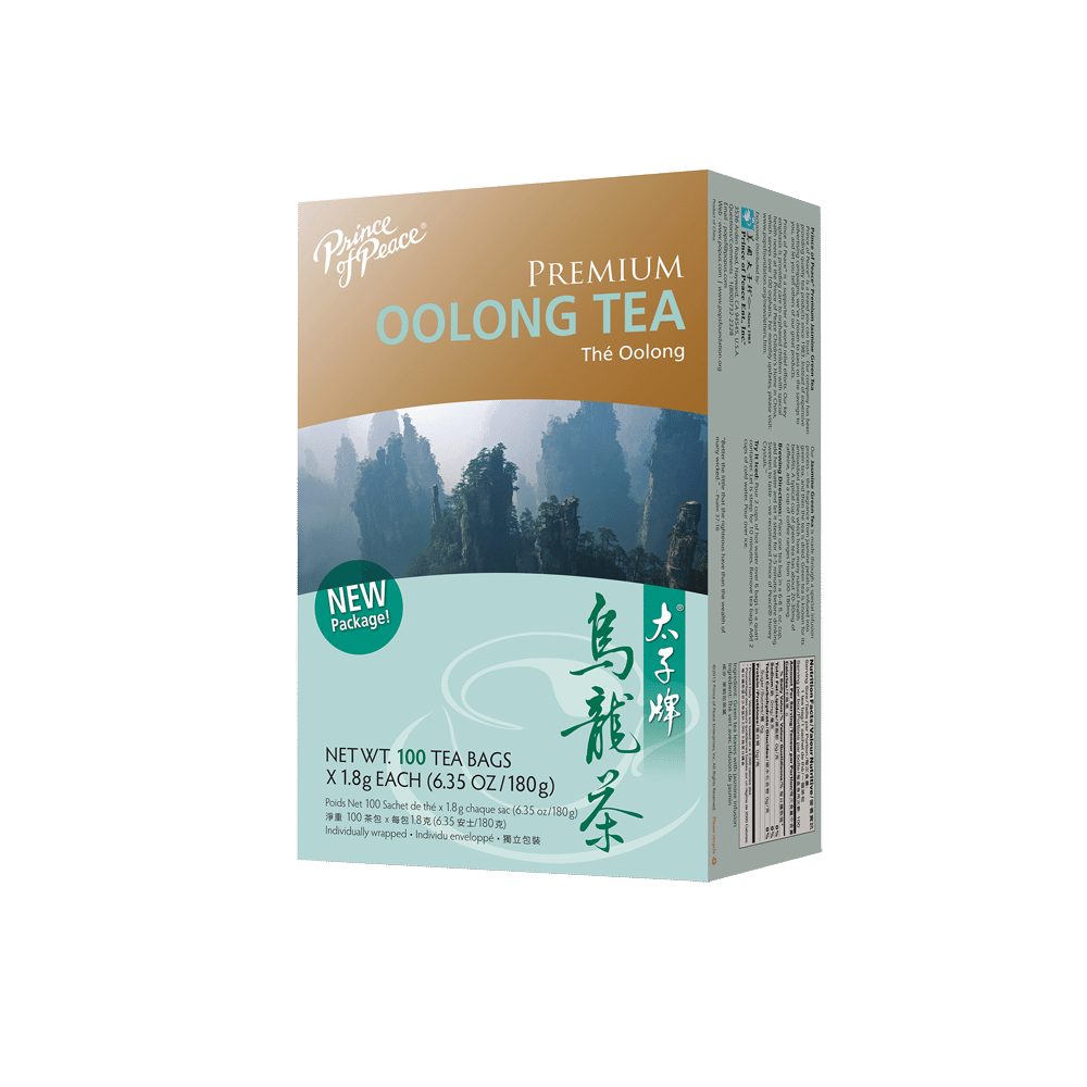 Prince of Peace Premium Oolong Tea, 100 tea bags 1 box
