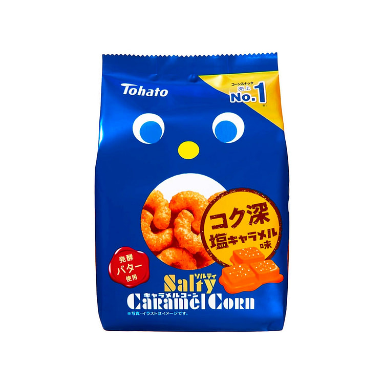 Salty Caramel Corn Rich Butter Crispy TOHATO 67g 1 each