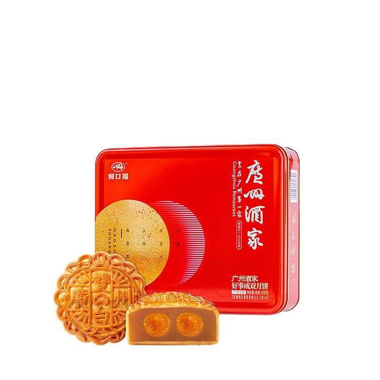 广州酒家好事成双月饼650g*1盒 650 克