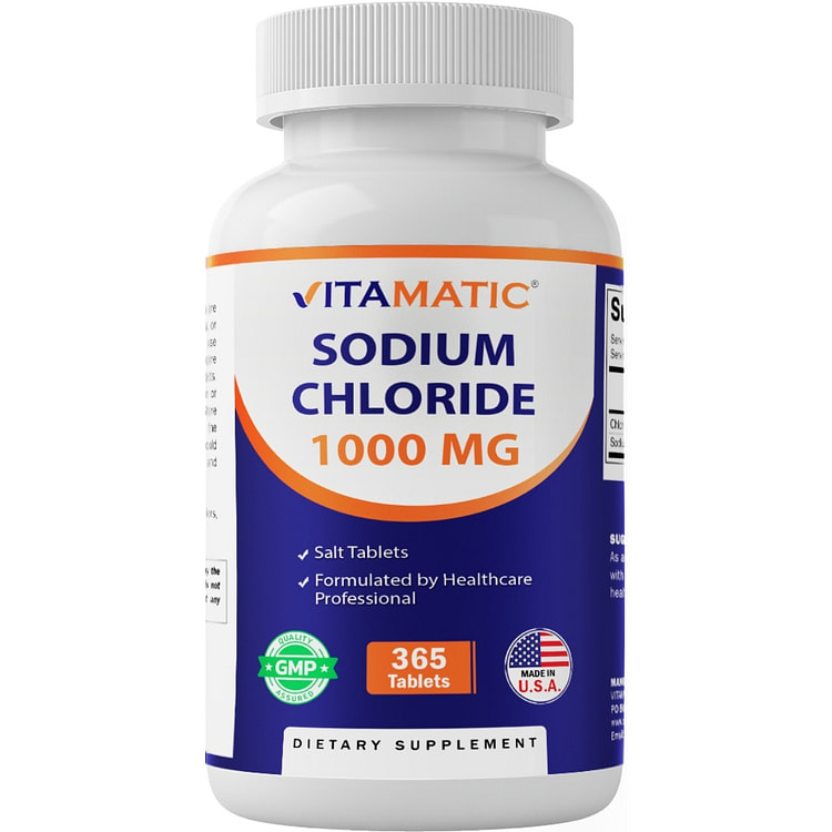 Sodium Chloride 1000mg 365 Tablets