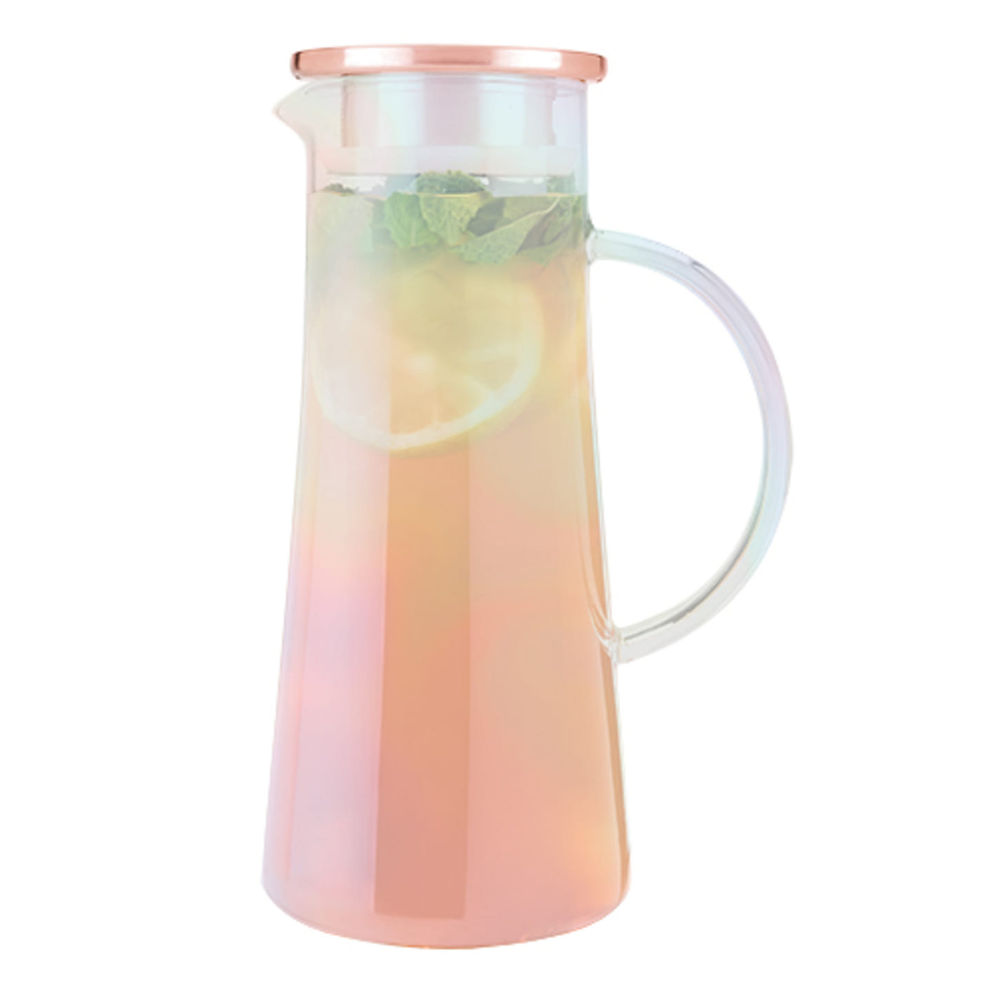 Charlie Iridescent Glass Iced Tea Carafe by Pinky Up® 1 each