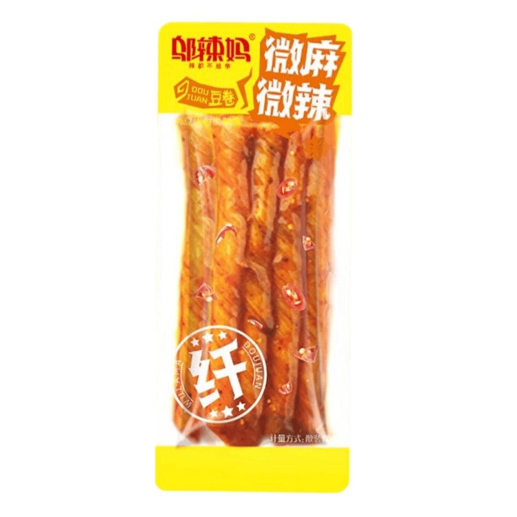 邬辣妈 杂粮豆卷 微麻微辣 湖南特产豆制品辣条 300 克