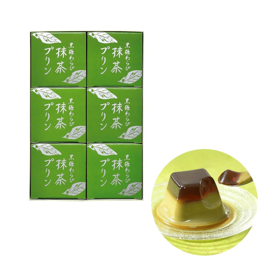 TSURAYA YOSHINOBU Brown Sugar Matcha Jelly 6pcs 1 each
