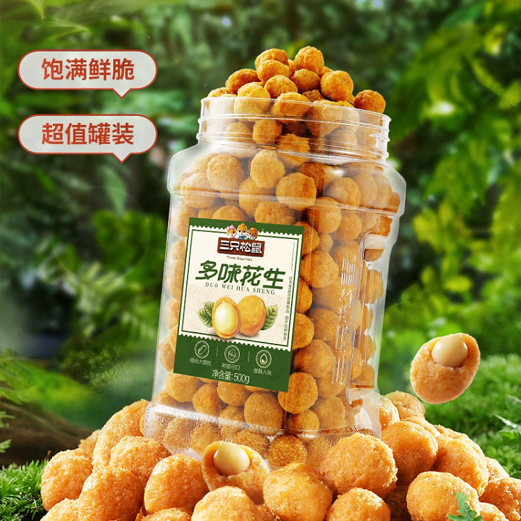 罐装多味花生500g