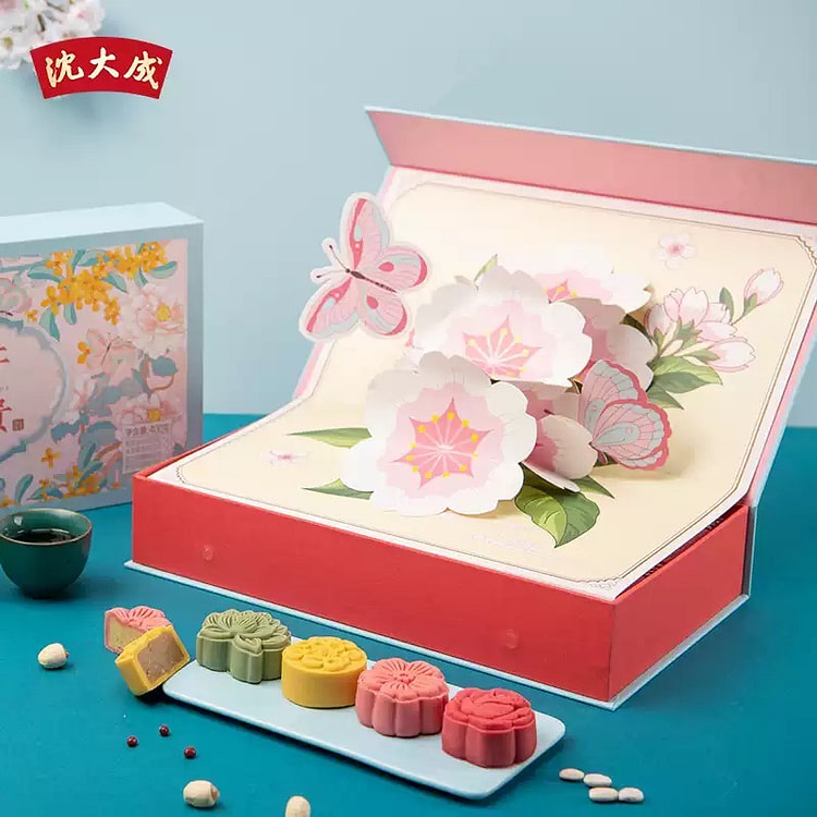年货礼盒 沈大成 花开富贵点心礼盒【春节送礼必备】