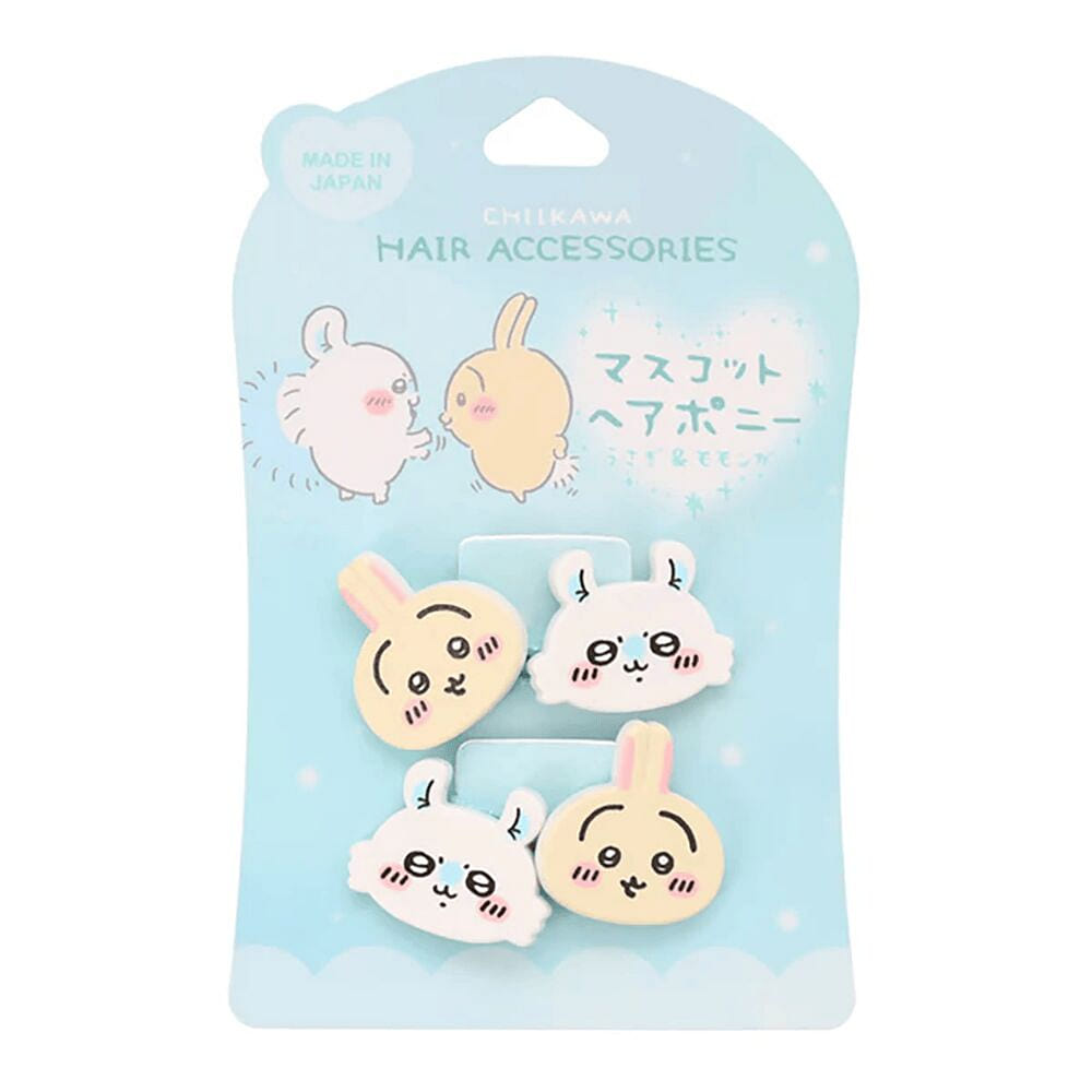 SkaterXChiikawa Usagi&Momonga Hair Tie 2pc 2 count