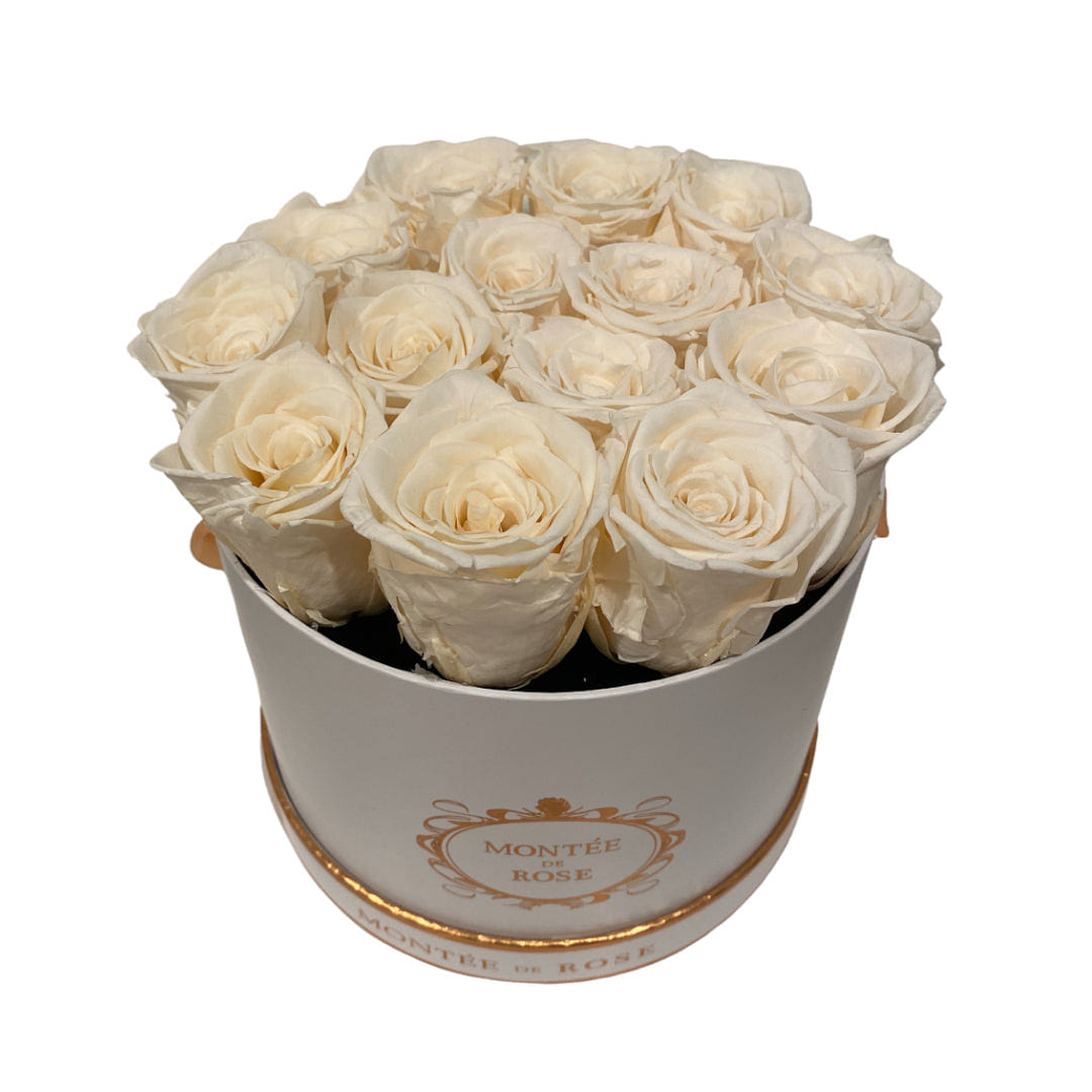White Medium Round Cream 1 each
