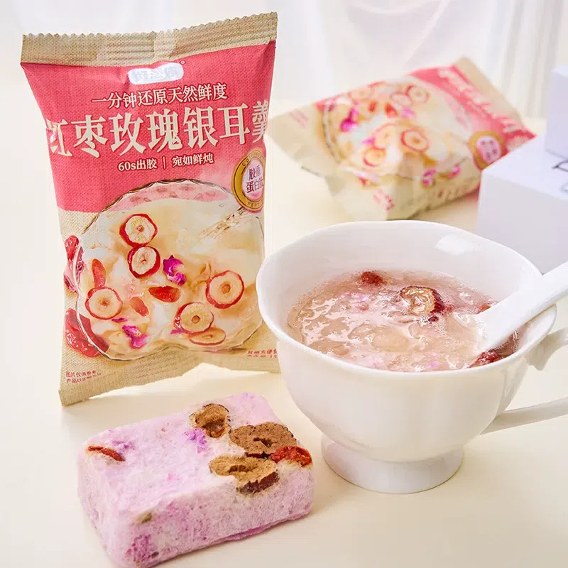 Red Date Rose and White Fungus Dessert 15g*2 packs 30 g