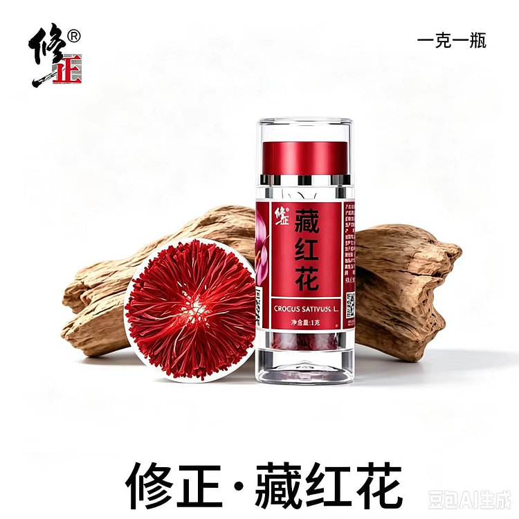 特级藏红花正品官方共1克1瓶藏红花-焕活气血 1 克