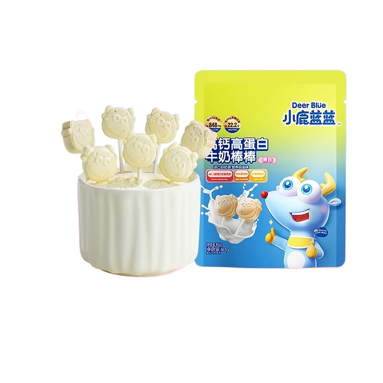 小鹿蓝蓝高钙高蛋白牛奶棒60g/袋