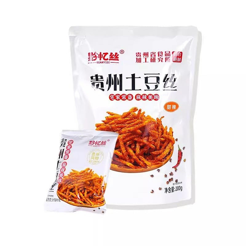 黔忆丝甜辣味土豆丝 200 克