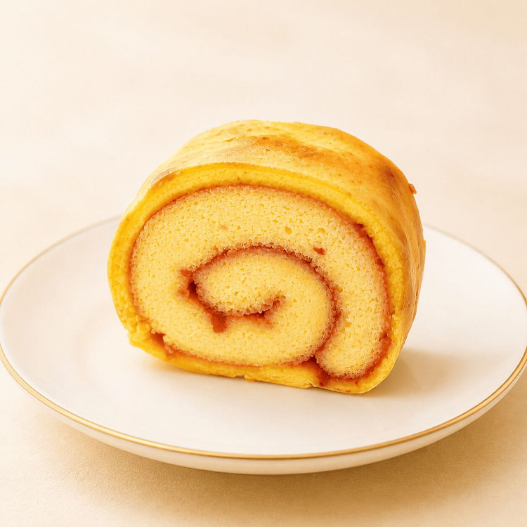 Pastel enrollado de piel de tigre de fresa 120 g