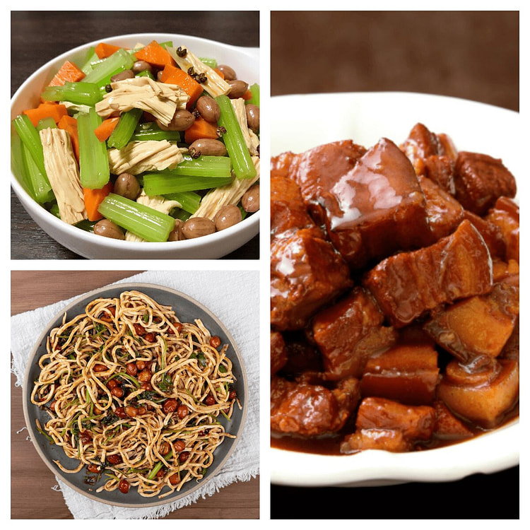 Super Combo(Pork+Vege Salad+Chili Shredded Tofu) 1 each