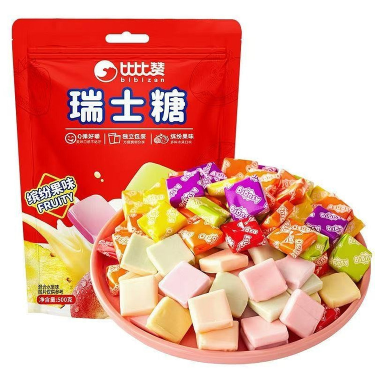 Bibizan Swiss-style Mixed Fruit Flavored Candy500g 500 g