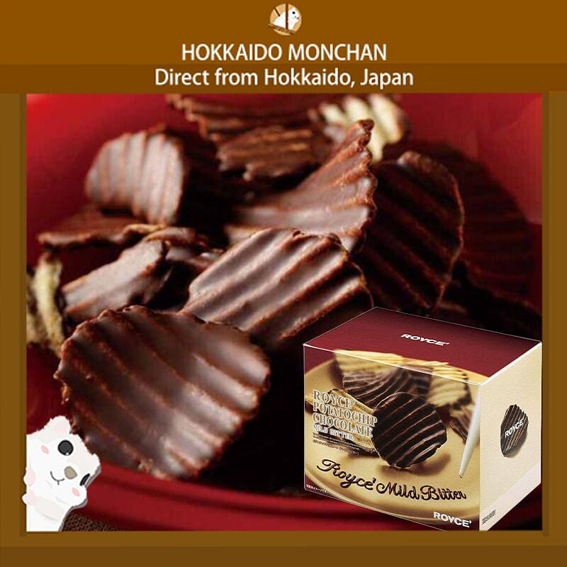 ROYCE Chocolate Potato Chips Mild Bitter 190g/box 1 each