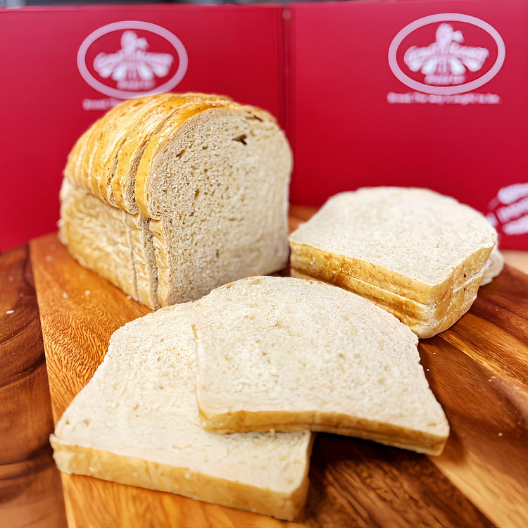 经典美式 蜂蜜吐司白面包 不含防腐剂 （半个Loaf）1磅重