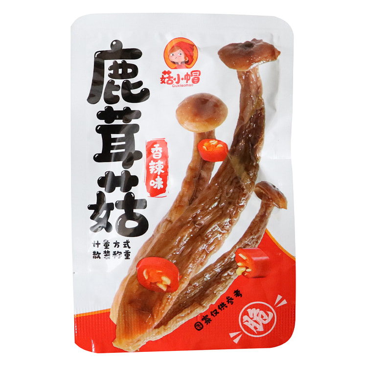 菇小帽 香辣味鹿茸菇开袋即食零食 18g*110袋