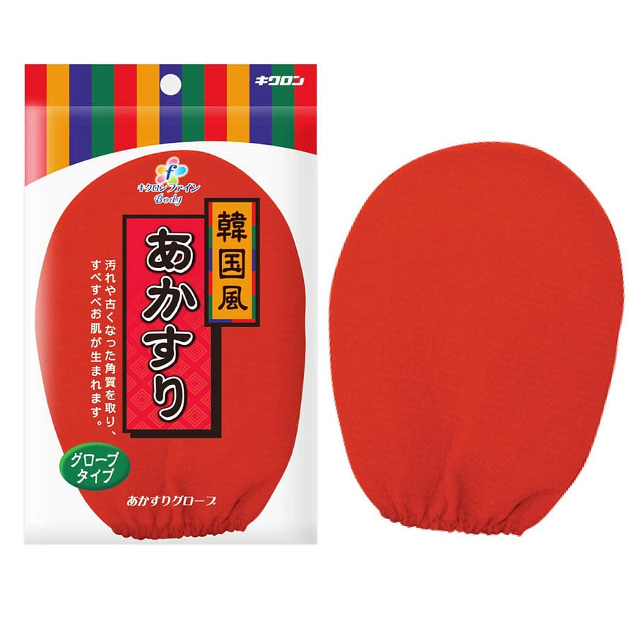 KIKULON Fine Korean-Style Exfoliating Bath Glove 1 each