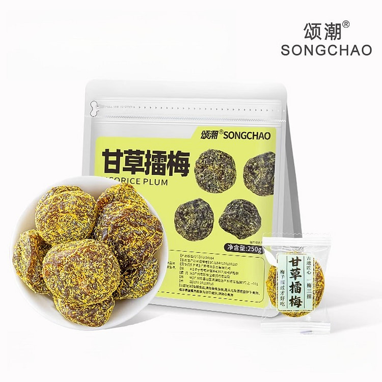 甘草擂梅250g*1袋 250 克