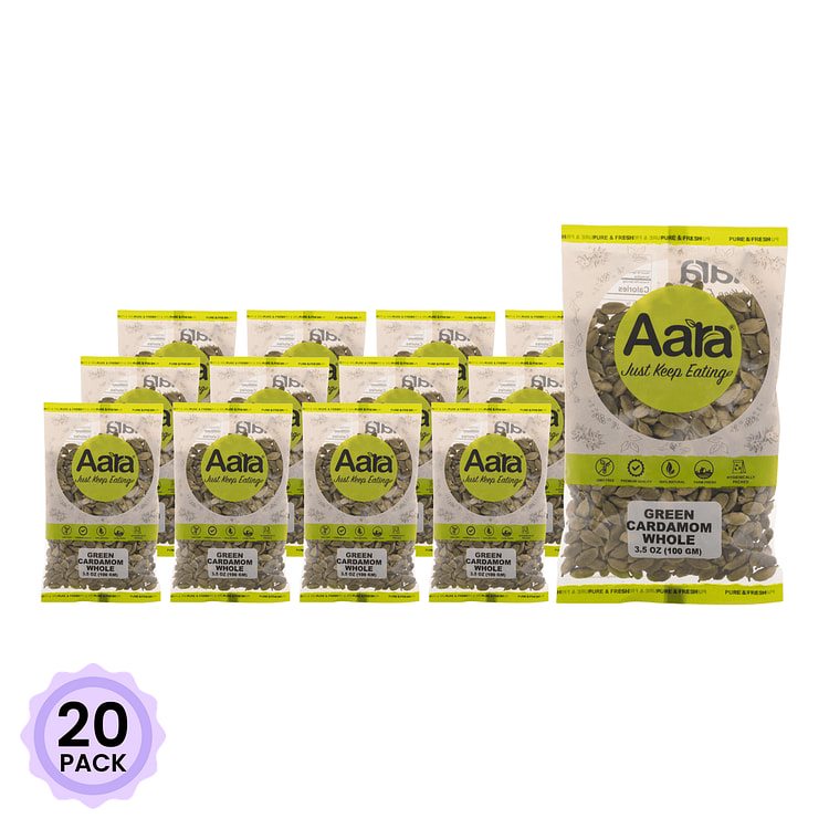 Aara Whole Cardamom 100 g*20 pack