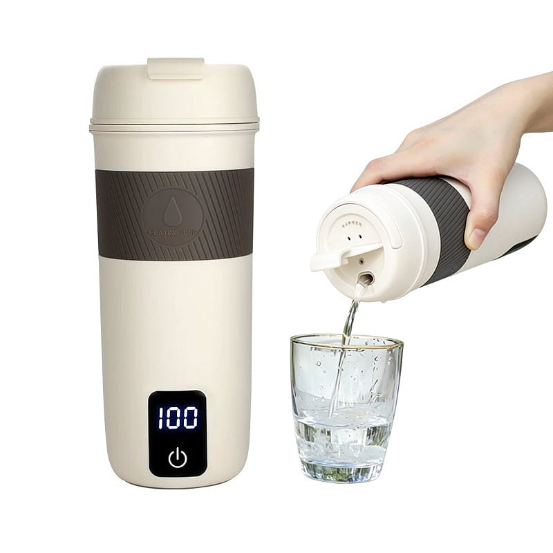 Portable Electric Heating Cup Digital Temp 1 count