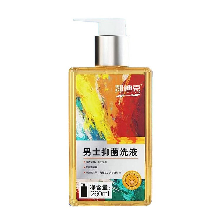 妇炎洁 男士私处抑菌清洗液 洗护液 净爽祛味 260 克
