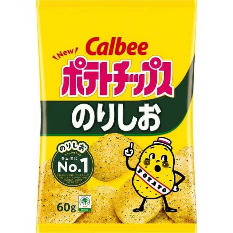Calbee Potato Chips Seaweed Salt 60g
