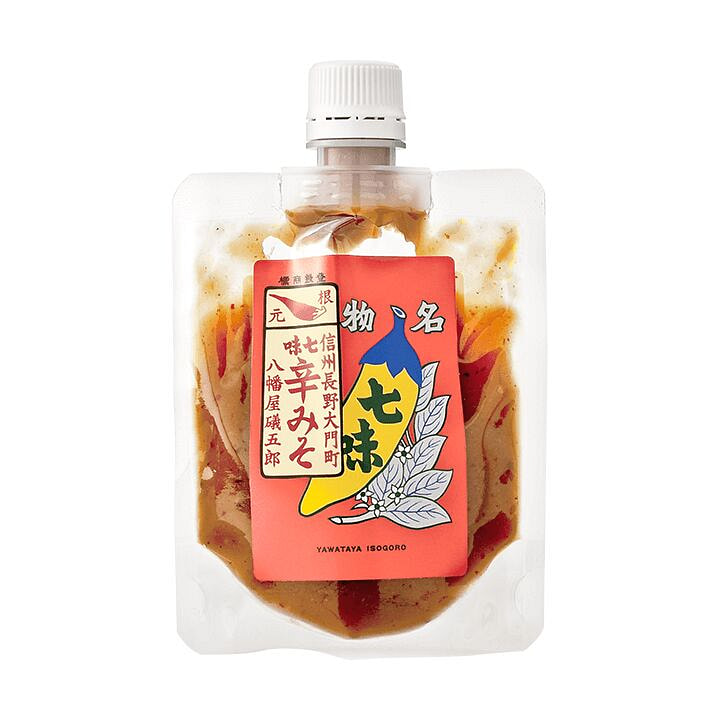 八幡屋矶五郎 七味辛味噌 120g 1 份