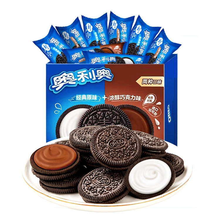 Oreo Sandwich Biscuits Original Chocolate Flavor 48.5*8 Bags Individually P