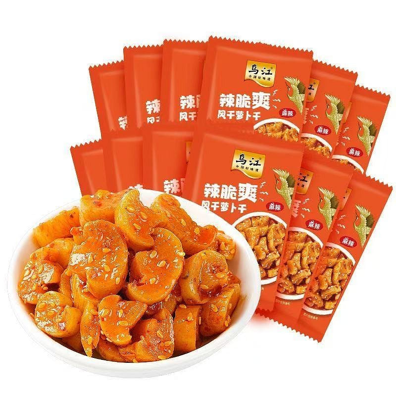 乌江 辣脆爽风干萝卜干22g*6包 132 克