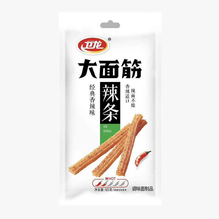 Classic Spicy Flavor Large Gluten Spicy Sticks 65 g