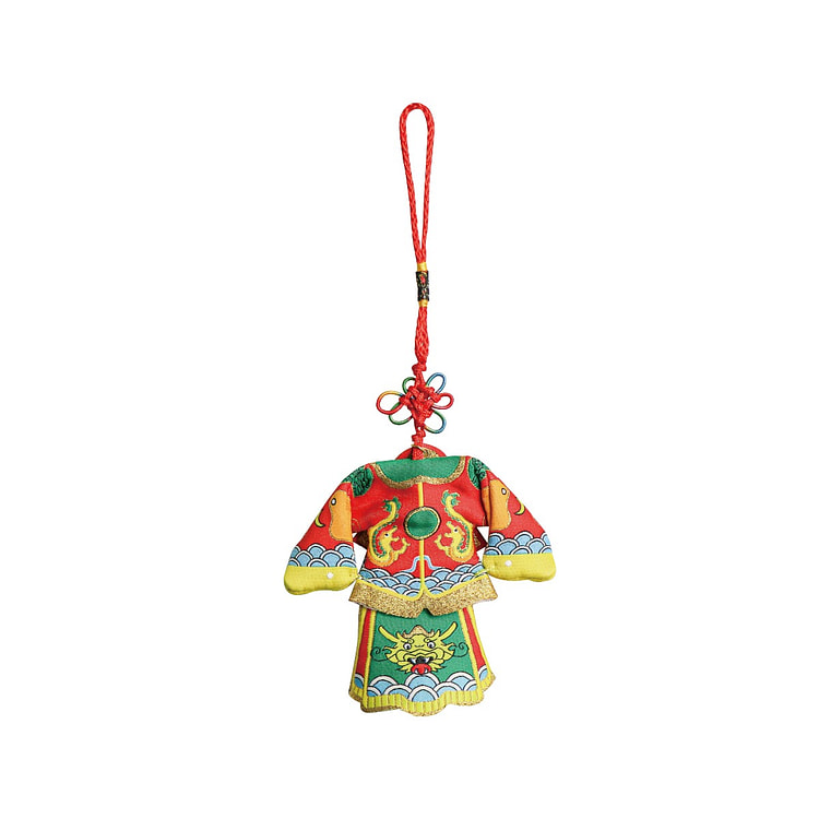 台湾【镇澜买足】镇澜宫顺风耳守护神小神衣吊饰1入