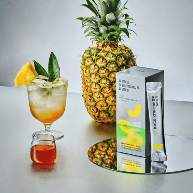 GLUET Pineapple Apple Cider Vinegar: Pure&Healthy 240 ml
