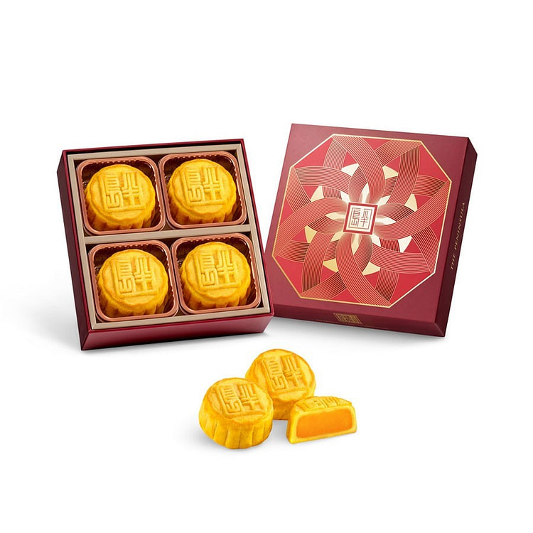 THE PENINSULA BOUTIQUE Custard Mooncake 4pcs